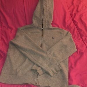 Ralph Lauren polo hoodie size L in BOYS NOT MEN